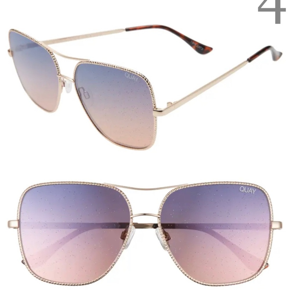 Quay Australia Stop and Stare Twist Sunglasses NWT